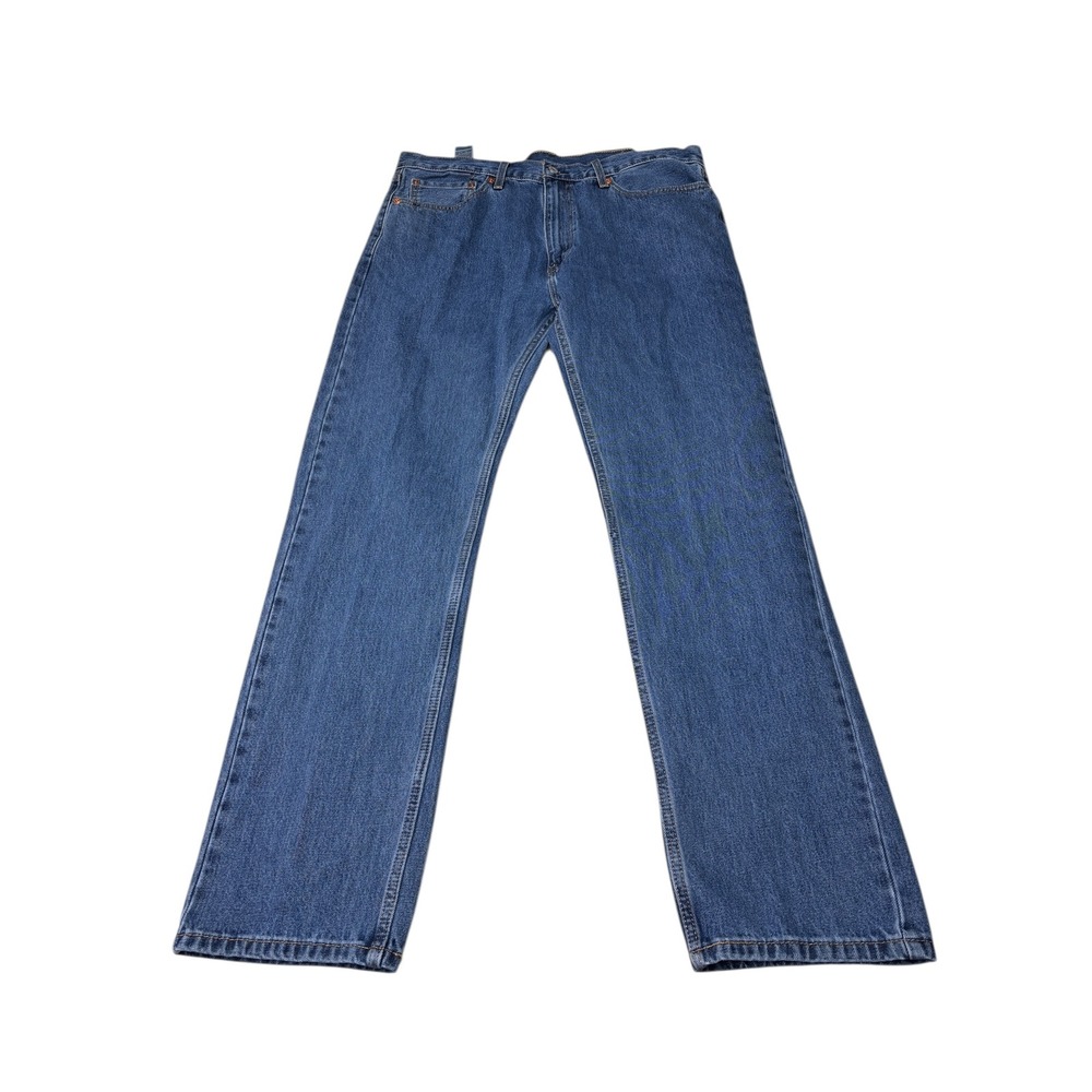 Levi Strauss Co 505 Jeans Mens W38 L32 Blue Denim Straight Leg Classic‎ Fit